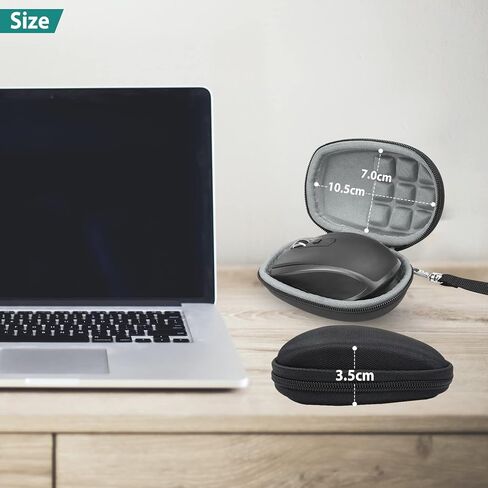 GeeRic Hard Case Compatible with Logitech MX Anywhere 3, Protective Case Compatible with Anywhere 2s/2/1, Black in Kuwait