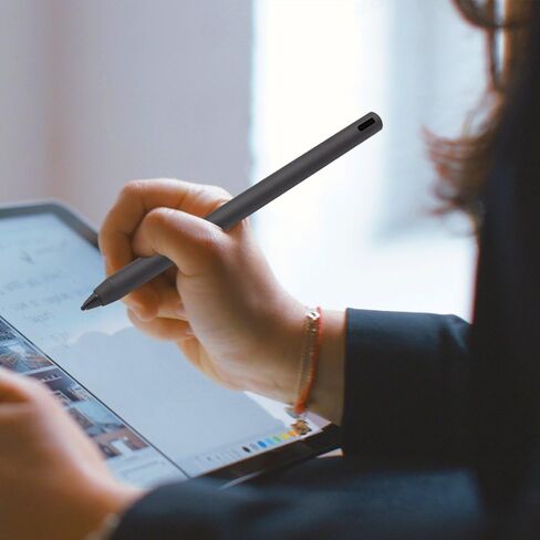 POWER PRO Rechargeable Active Stylus Pen,Conductive Fiber Fine Point Tip Digital Pen Offers Handwriting Drawing on iPad,iPad pro,iphone,Samsung Tablet,Android Device,BLK in Saudi Arabia
