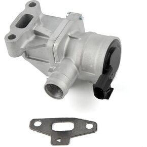 Secondary Air Injection Check Valve with Gasket for GMC Envoy XL XUV Chevy Trailblazer EXT Buick Rainier 2004 2005 Oldsmobile Bravada 2004 Saab 9-7x 2005 4.2L L6 Replaces 12575655 214-2222