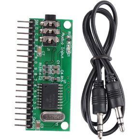 16 Channels Audio Decoder Card DTMF MT8870 Audio Decoder Phone Voice Decoding Controller for Smart Home
