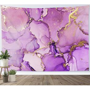 HVEST Sage Green Marble Tapestry Pink and Gold Abstract Marble Tapestry for Bedroom,Modern Minimalist Tapestry Wall Hanging for Living Room Dorm Home Party Wall Decor,40L X 60W inches