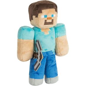 The Plushie Guy Steve Plushie Collectible Stuffed Toy Large 12 Inches with Detachable Axe!