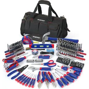 WORKPRO 322-Piece Home Repair Tool Kit With Carrying Bag - Basic Household Hand Tools