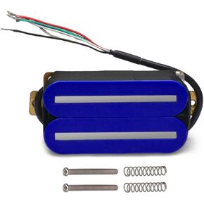 Black Bridge Pickup Dual Hot Rail Humbucker Pickups Ceramic Pickup with 57mm Steel Pole