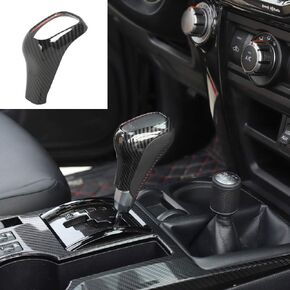 RT-TCZ for 4Runner Gear Shift Knob Cover Trim, Carbon Fiber Interior Accessories for Toyota 4Runner TRD 2010 Up for Tundra 2014 Up