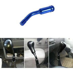 KIMISS Shift Knob Extender, 5 inch Car Shift Knob Extender Bending Gear Shifter Lever Extension for T4 1990-2003 Blue