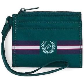 Victora's Secret PINK Card Case Keychain Wallet with Zip Closure (Pure Black), 26736168