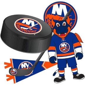 Desert Cactus New York Islanders Stickers NHL Team National Hockey League Vinyl Decal Laptop Water Bottle Car Scrapbook (Type 2)