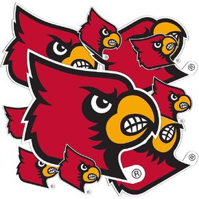 Desert Cactus University of Louisville Sticker Cardinals U of L Cards Vinyl Decals Laptop Water Bottle Car Scrapbook T3 (Type 3-1)