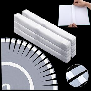 100 Pcs 1 Inch/ 25mm Glue Strips with Mesh Backing Thermal Glue Strips for Book Binding Repair for 200-220 Sheet Capacity in Saudi Arabia