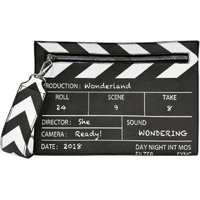 Clapperboard Design Crossbody Bag Cute Clutch Purse for Women Fun Shoulder Handbag Envelope Wallet