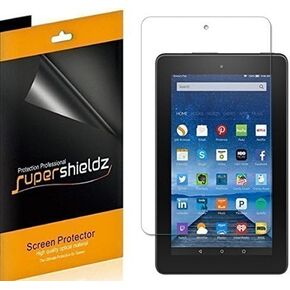 Supershieldz (3 Pack) Designed for Fire 7 inch Tablet (5th Generation 2015 Release) Screen Protector, High Definition Clear Shield (PET)