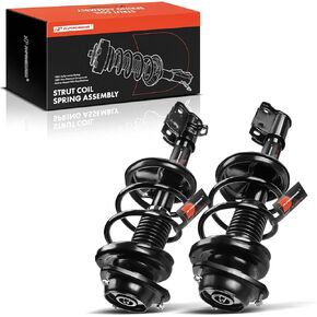 A-Premium Front Pair (2) Complete Strut & Coil Spring Assembly Compatible with Subaru Impreza 1993-2001, Driver and Passenger Side