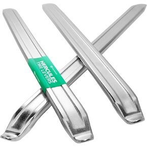 3x Hercules Metal Tire Levers 12inches - Super Force Lever with Dual Ergonomic Ends - Tire Removal Tool for Electric Scooter, Bike, Motorcycle, Car