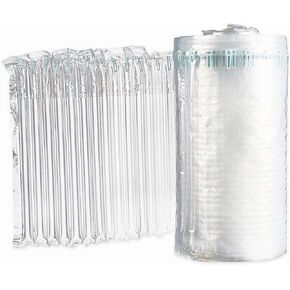 Inflatable Air Column Bag (with Pump) Width 8/12/16-inch Bubble Cushioning Shock-Absorbing Anti-Drop used to Protect iPad, iPhone, Glasses, Wine Bottles, Safe Transport Packaging (W/20 x L/2000-inch)