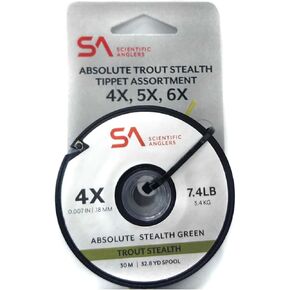 Scientific Anglers Absolute Trout Stealth Tippet Assortment - 4X-6X