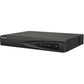 HIK 8CH 4K NVR DS-7608NI-Q1/8P 8CH PoE 8MP 4K Network Video Recorder NVR with Built-in PoE Ports for IP PoE Network Cameras H.265 1xSATA Compatible with Hikvision Hik-Connect APP (HDD not Included)