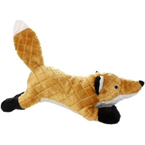 MIGHTY- Massive-Nature-Fox- Squeaker-Multiple Layers. Made Durable, Strong & Tough. Interactive Play Dog Toy (Tug, Toss & Fetch). Machine Washable & Floats