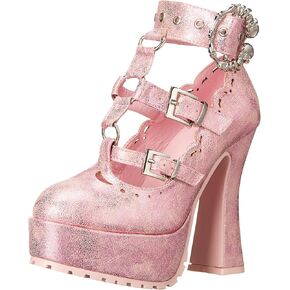 Ellie Shoes Women's 557-DAPHNE-PNK-12 Platform, Pink, 12