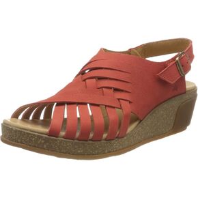 El Naturalista Women's Leaves Sandal, Coral Garden, 5 UK