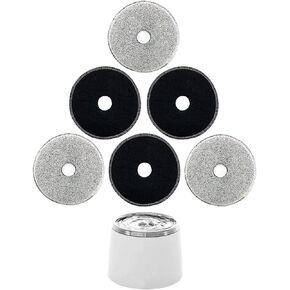 Fresh and Clear Fountain Replacement Cartridges 50023, 50761, 50053 and 55600 Compatible with Catit Carbon & Foam Zeus Dogit Drinking Water fountains 91400 6.1 in, 6 Packs