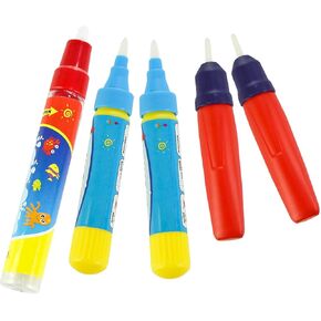 Coolplay Water Pens Doodle Replacement Pens for Drawing Mat Drawing Book Magic Pens Kids Pen Brushes - Pack of 5