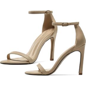 Women's High Stilettos Heels for Women Open Toe Strap Pump Heeled Sandals Wedding Bridal Party Prom Dress Shoes