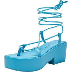 Katy Perry Women's The Busy Bee Lace Up Heeled Sandal