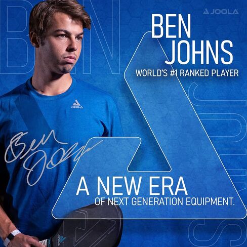 مجداف JOOLA Radius Pro Pickleball مع سطح قبضة كربون محكم - يخلق المزيد من الدوران والحد الأقصى من التحكم - أكبر نقطة حلوى - مضرب كرة Pickleball مع قلب قرص العسل من مادة البولي بروبيلين. in Saudi Arabia