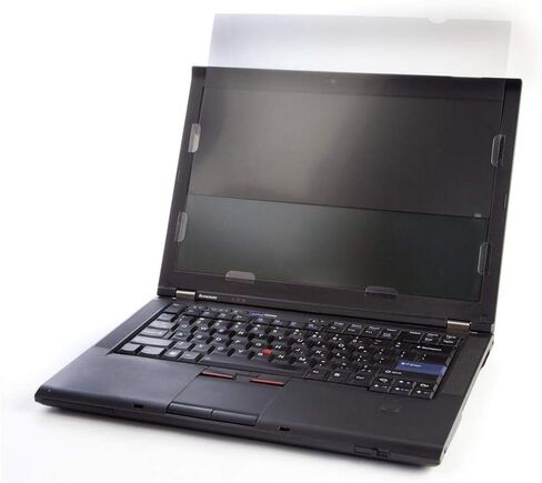 فلتر شاشة الخصوصية 4Vu من Targus لجهاز HP EliteDisplay E243 Z24nf G2 (نسبة 16:9)، عرض أفقي/صورة، مرشح الضوء الأزرق لحماية إجهاد العين (AST039GLZ)، شفاف in Kuwait
