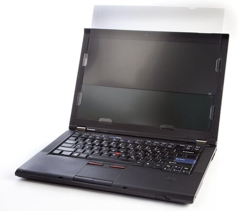 فلتر شاشة الخصوصية 4Vu من Targus لجهاز HP EliteDisplay E243 Z24nf G2 (نسبة 16:9)، عرض أفقي/صورة، مرشح الضوء الأزرق لحماية إجهاد العين (AST039GLZ)، شفاف in Kuwait