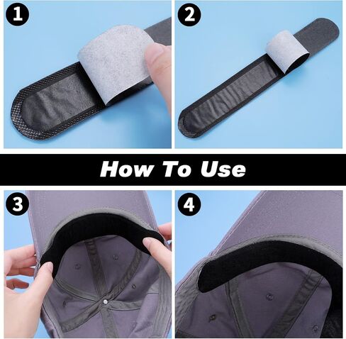 Yolev 40 Pcs Hat Sweat Liner Golf Hat Size Reducer Pad Absorbent Sweat Breathable for Men and Women Cap Black,White in Saudi Arabia