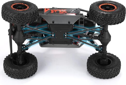 COOWOO RC Linkage, High Clearance Chassis Links Set Upgrade Parts for 1/18 UTB18 RC Crawler Car, Made of Aluminum Alloy, Set of 8, Black in Saudi Arabia