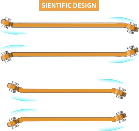 COOWOO RC Linkage, High Clearance Chassis Links Set Upgrade Parts for 1/18 UTB18 RC Crawler Car, Made of Aluminum Alloy, Set of 8, Black in Saudi Arabia