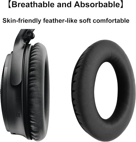 Earpads Replacement for Bose QC35 (QuietComfort 35) & QC35ii Headphones Ear pads Cushions,Soft Protein Leather,Noise Isolation Foam(Midnight Blue) in Kuwait