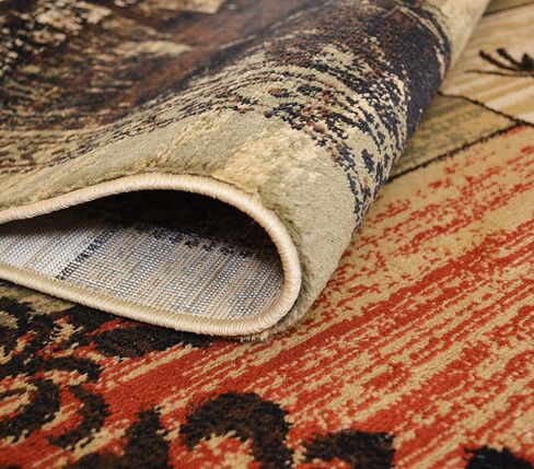Mayberry Rugs Woodgrain Elk Area Rug, 2'3"x3'3", Multi in Kuwait