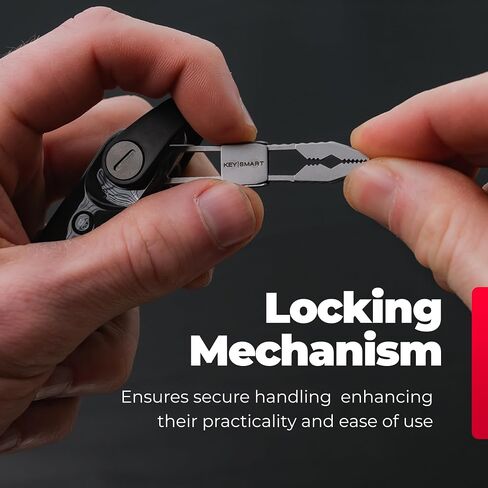 KeySmart Nano Pliers, Mini Pocket Keychain Pliers that fit inside KeySmart, Ideal for Fishing, Camping and other indoor and outdoor uses (Stainless Steel) in Saudi Arabia