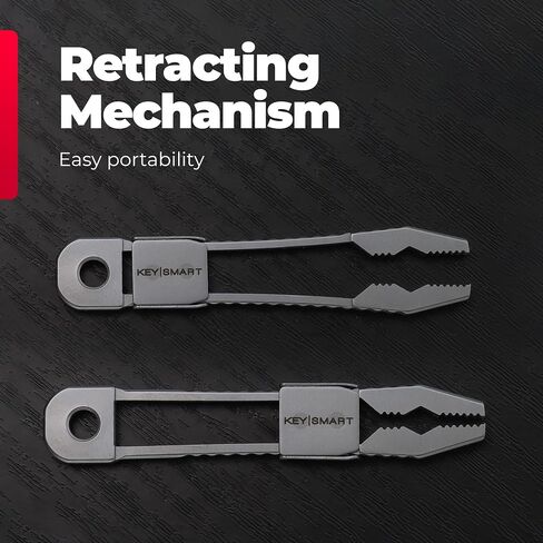 KeySmart Nano Pliers, Mini Pocket Keychain Pliers that fit inside KeySmart, Ideal for Fishing, Camping and other indoor and outdoor uses (Stainless Steel) in Saudi Arabia