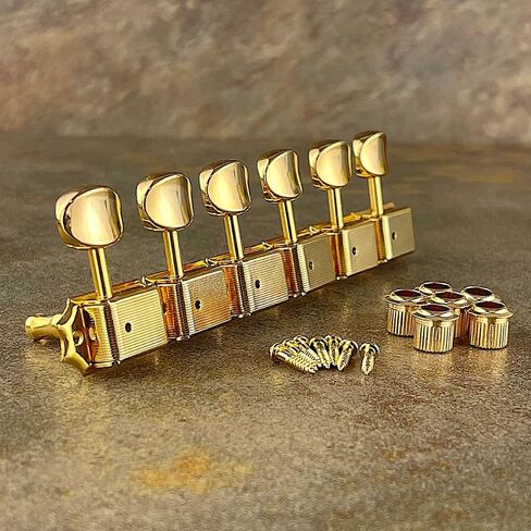 Gotoh Vintage Oval Knob Tuners Gold (6-in-a-line) in Saudi Arabia