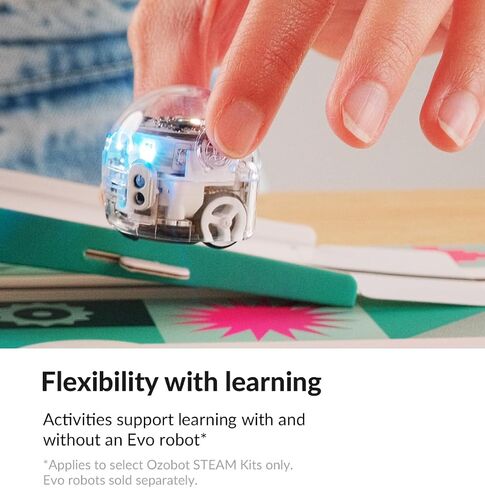 OzoGoes On A Seesaw STEAM Kit: Ages 8+ Learn Leverage & Simple Machines, Critical Thinking, Problem-Solving, Classroom Group Activities, Assembly Guide, QR Digital Lessons, Robot Not Included in Saudi Arabia