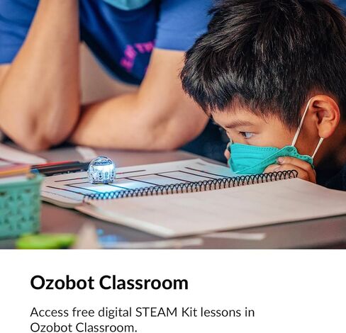 OzoGoes On A Seesaw STEAM Kit: Ages 8+ Learn Leverage & Simple Machines, Critical Thinking, Problem-Solving, Classroom Group Activities, Assembly Guide, QR Digital Lessons, Robot Not Included in Saudi Arabia