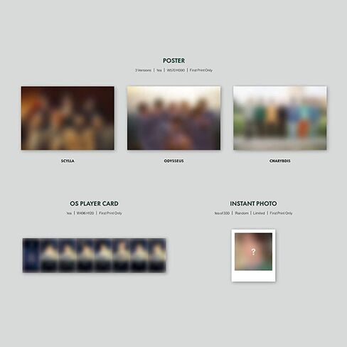 Enhypen - الأبعاد: ألبوم Dilemma + ميزة الطلب المسبق + ملصق مطوي + مجموعة بطاقات صور إضافية (إصدار ODYSUS) in Kuwait