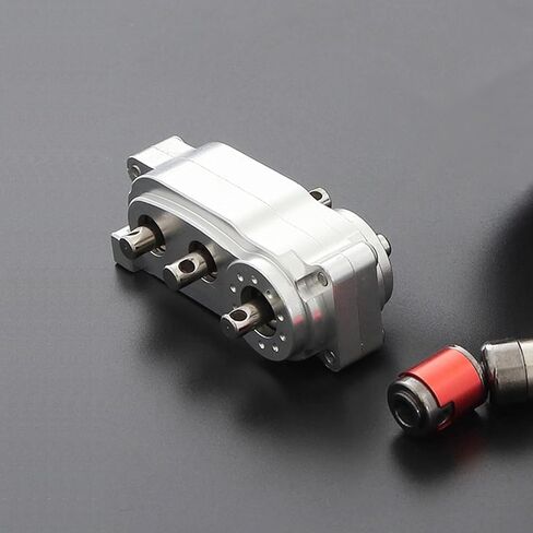 علبة نقل SCX10 علبة نقل معدنية مع عمود عكسي لهيكل 1/10 RC الزاحف المحوري SCX10 DIY ناقل الحركة الكوكبي المسبق ترقيات SCX10 (علبة النقل C) in Saudi Arabia