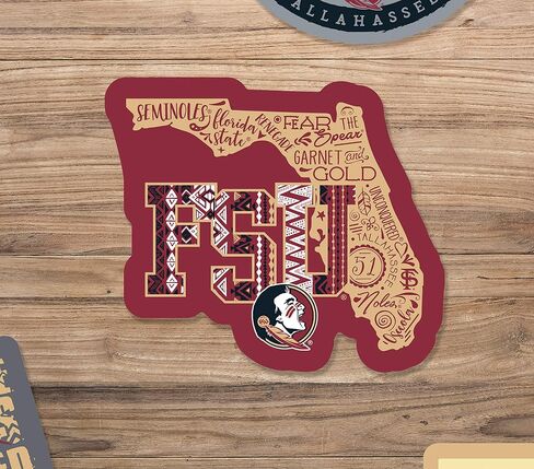 NCAA Unisex 4" Vinyl Sticker - All About in Saudi Arabia