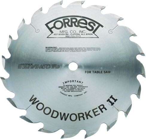Forrest T20778 - Woodworker II 10 بوصة × 5/8 بوصة 20 طن .125 بوصة شفرة تمزق سريعة التغذية in Kuwait