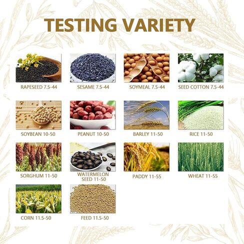 Grain Meter, AR991 Multifunctional Digital LCD Backlight Display Grain Humidity Meter Portable Tester for Wheat Corn Rice Peanut Soybean in Saudi Arabia