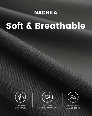 NACHILA Women's Pajama Bottoms Wide Leg Lounge Pants Cool Yoga Pants Soft Sweatpants,Viscose Made from Bamboo in Saudi Arabia