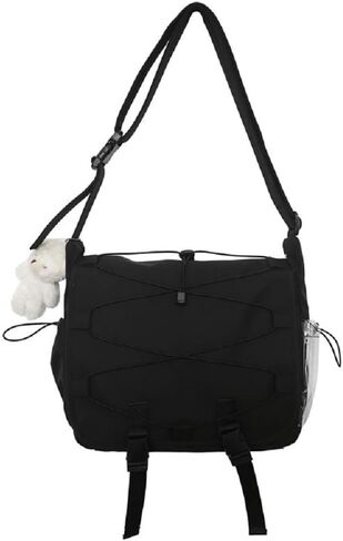 Transparent Flap Messenger Bag Crossbody Shoulder Bag Fashion Ita Bag Cute Bag for Women Men in Saudi Arabia