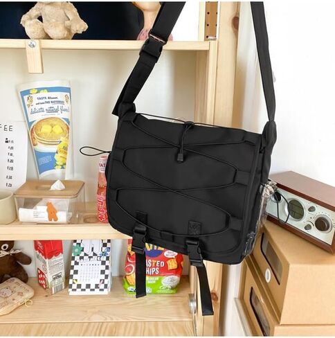 Transparent Flap Messenger Bag Crossbody Shoulder Bag Fashion Ita Bag Cute Bag for Women Men in Saudi Arabia