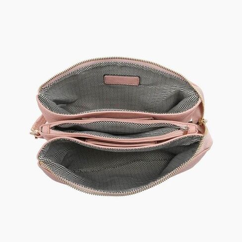 حقيبة JEN & CO. Izzy Crossbody - محافظ جلدية نباتية، حقائب يد كبيرة للنساء مع حزام قابل للتعديل in Kuwait